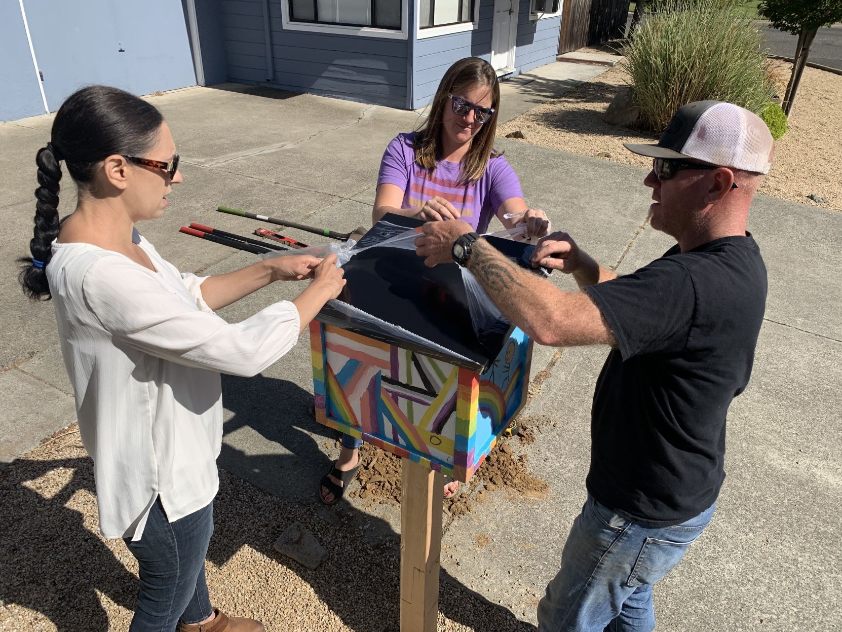 Rainbow Little Libraries